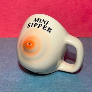 Rare Vintage Find!  "Mini Sipper" Mug from that wacky humor of eras ago!